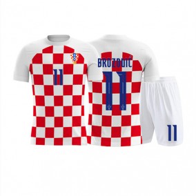 Kroatien Marcelo Brozović 11 2023/2024 Hemma Fotbollströjor Kortärmad